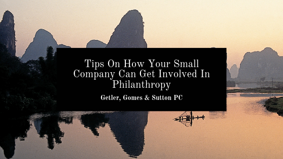 Tips On How Your Small Company Can Get Involved In Philanthropy