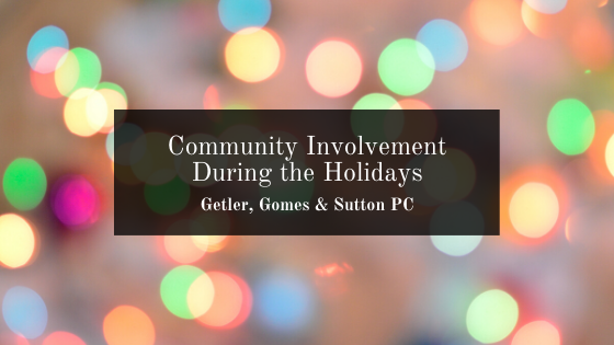 Community Involvement During The Holidays