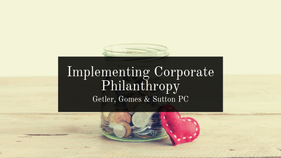 Implementing Corporate Philanthropy (1)